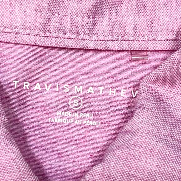 Travis Mathew Featherweight Active Golf Polo Women Small Pink New - Picture 5 of 5